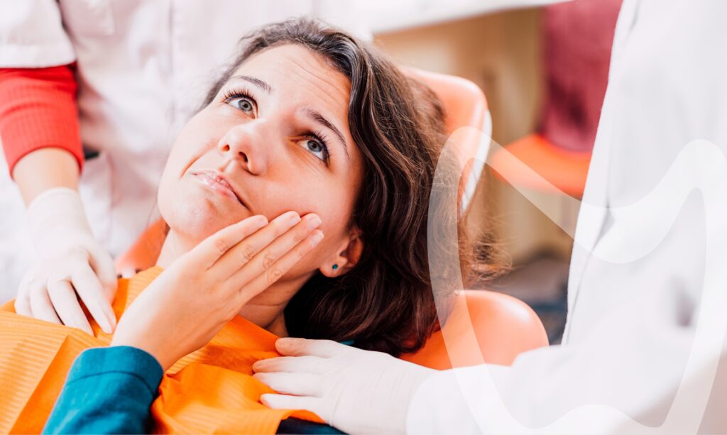 Tooth extraction may be necessary.